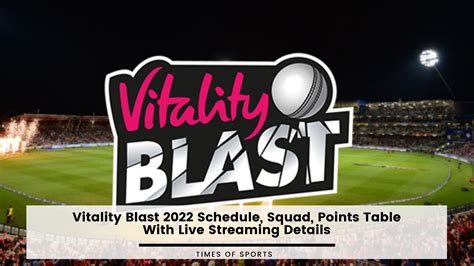 T20 Blast, 2022 Match Schedule, Scores & Results .